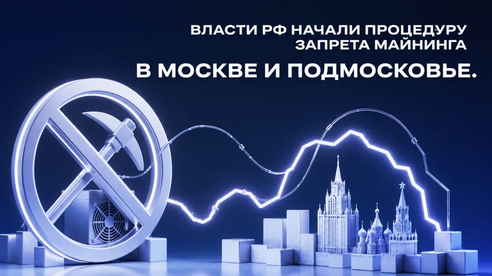 Власти РФ начали процедуру запрета майнинга в Москве и Подмосковье